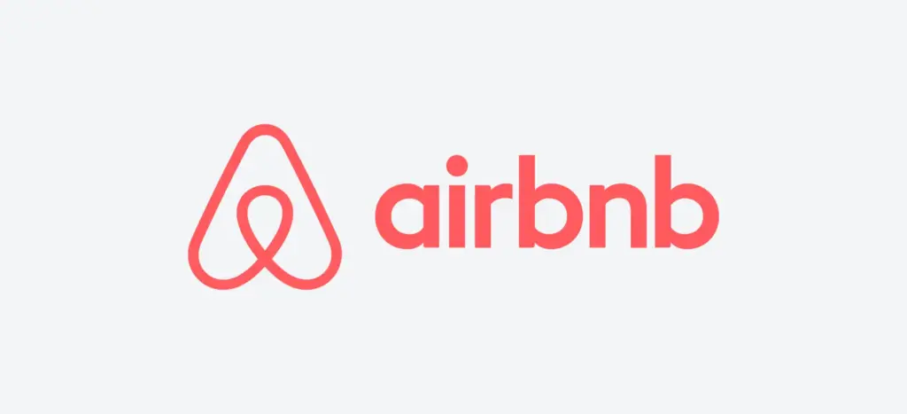 Airbnb logo representing web app built with Ruby on Rails framework.